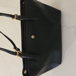 Tory Burch Black Saffiano leather bag